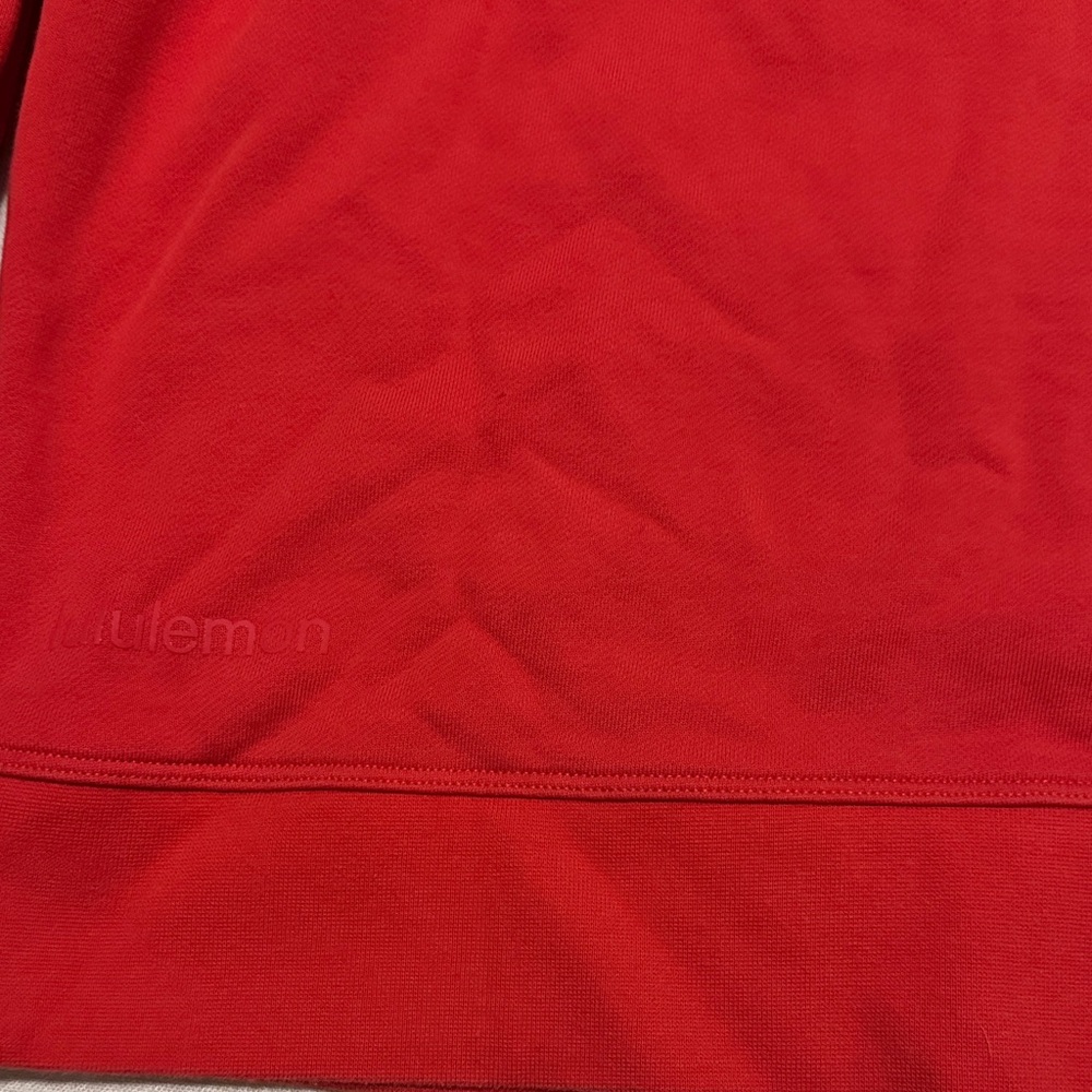 Lululemon Red Sweatshirt